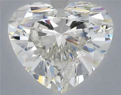 20.96ct F VS1 Rare Carat Ideal Cut Heart Lab Grown Diamond