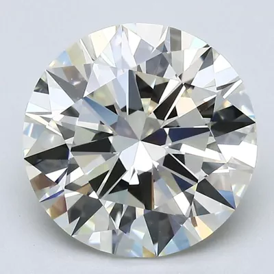 3.71ct K VS1 Rare Carat Ideal Cut Round Diamond