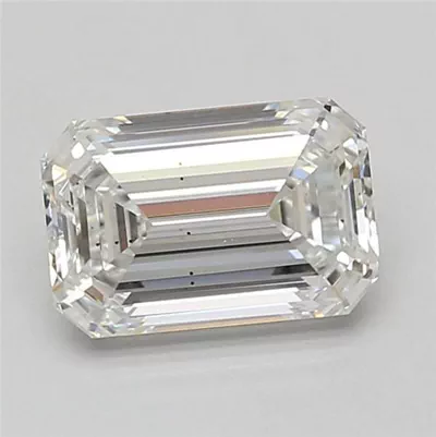 2.82ct E VS2 Rare Carat Ideal Cut Emerald Lab Grown Diamond