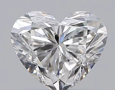 0.76ct E SI1 Rare Carat Ideal Cut Heart Diamond
