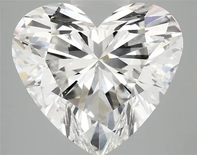 4.95ct F VS1 Rare Carat Ideal Cut Heart Lab Grown Diamond
