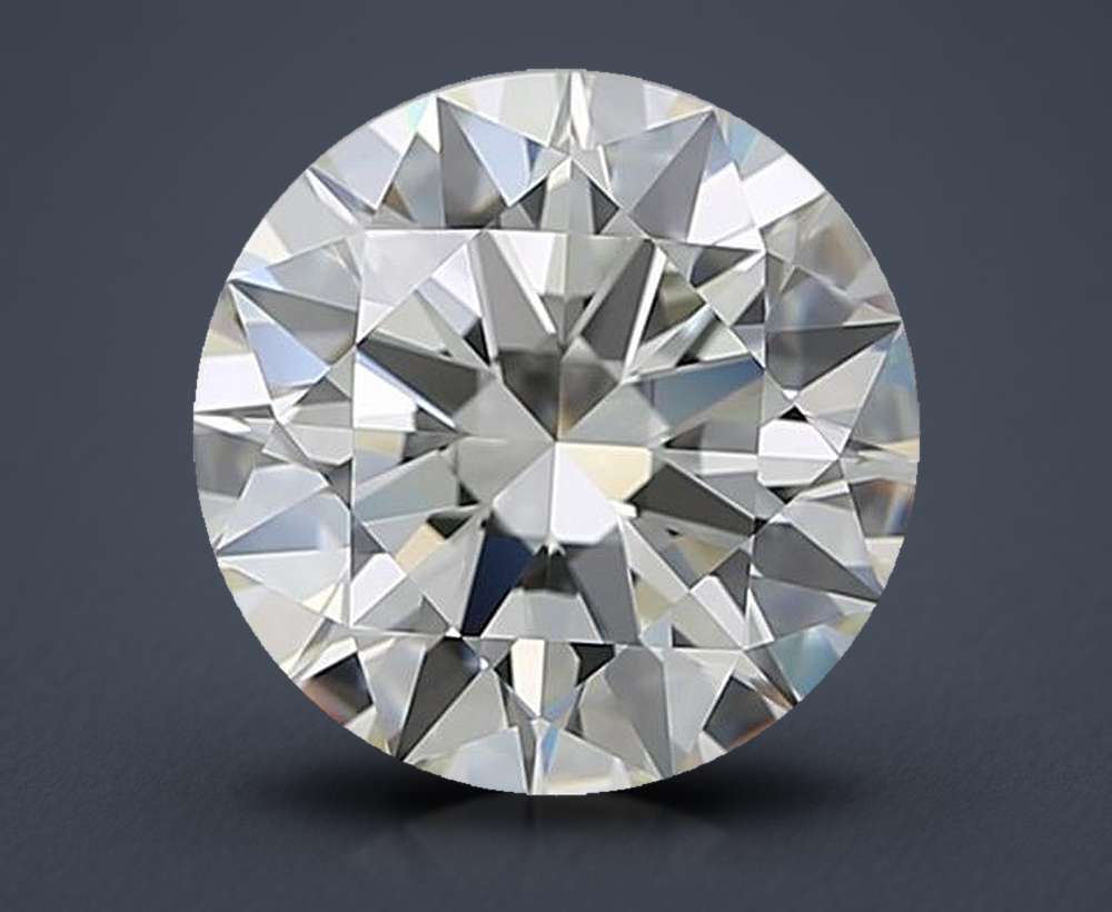 3.22ct J VVS1 Rare Carat Ideal Cut Round Diamond