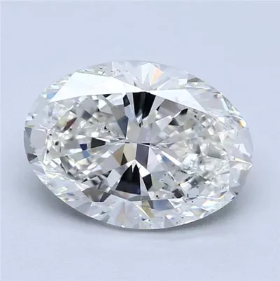 3.02ct H SI2 Very Good Cut Oval Diamond