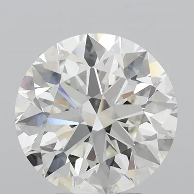 4.03ct J SI1 Excellent Cut Round Diamond