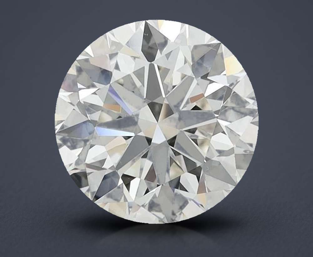 4.03ct J SI1 Excellent Cut Round Diamond