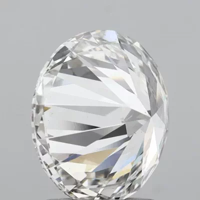 2.07ct F SI1 Rare Carat Ideal Cut Round Lab Grown Diamond