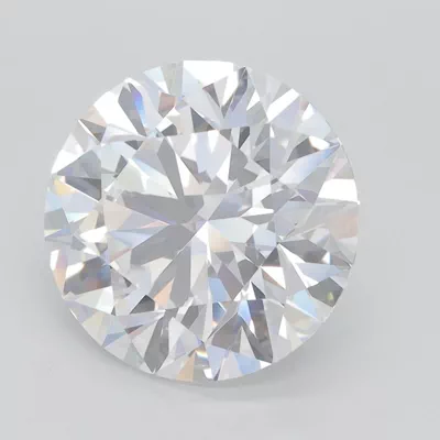 5.02ct D VVS1 Rare Carat Ideal Cut Round Lab Grown Diamond