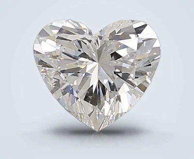 1.08ct D VVS2 Rare Carat Ideal Cut Heart Lab Grown Diamond