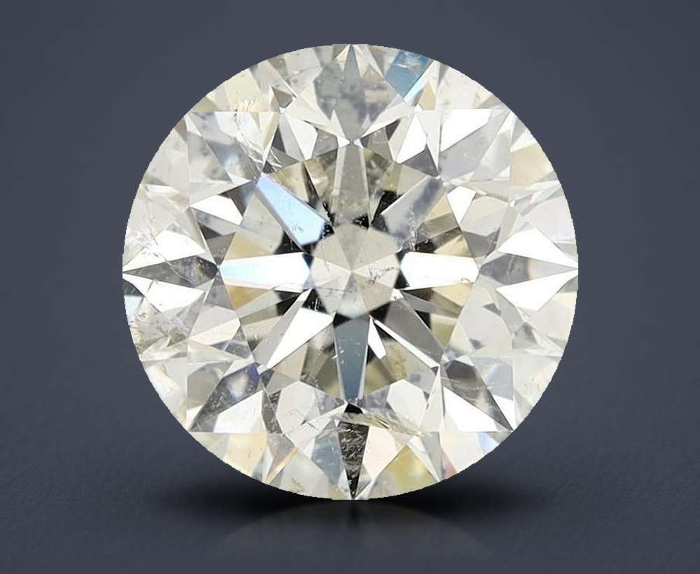 3.01ct I SI2 Excellent Cut Round Diamond