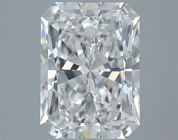 3.51ct E SI1 Rare Carat Ideal Cut Radiant Diamond