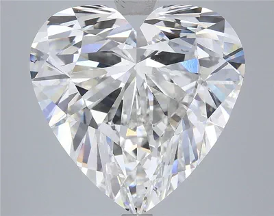 9.14ct F VS2 Rare Carat Ideal Cut Heart Lab Grown Diamond
