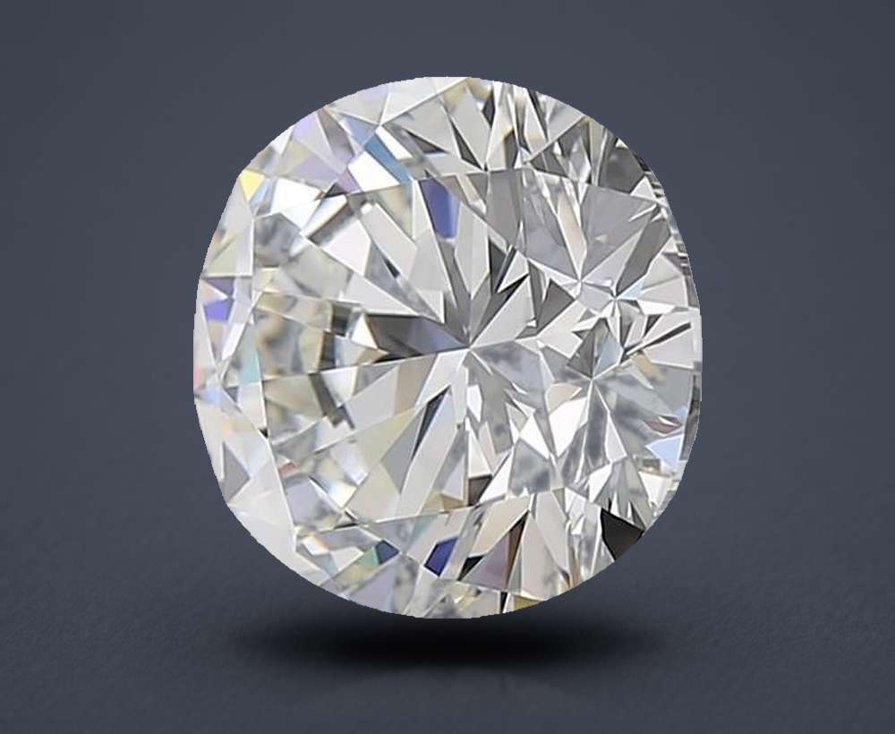 4.02ct H VS1 Rare Carat Ideal Cut Round Diamond