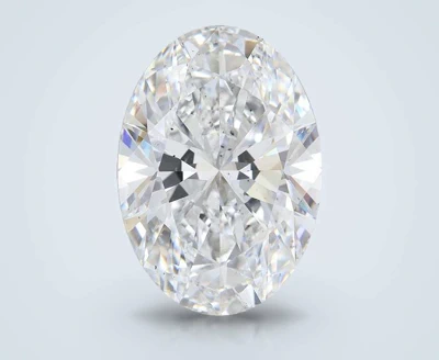 11.20ct F SI1 Rare Carat Ideal Cut Oval Lab Grown Diamond
