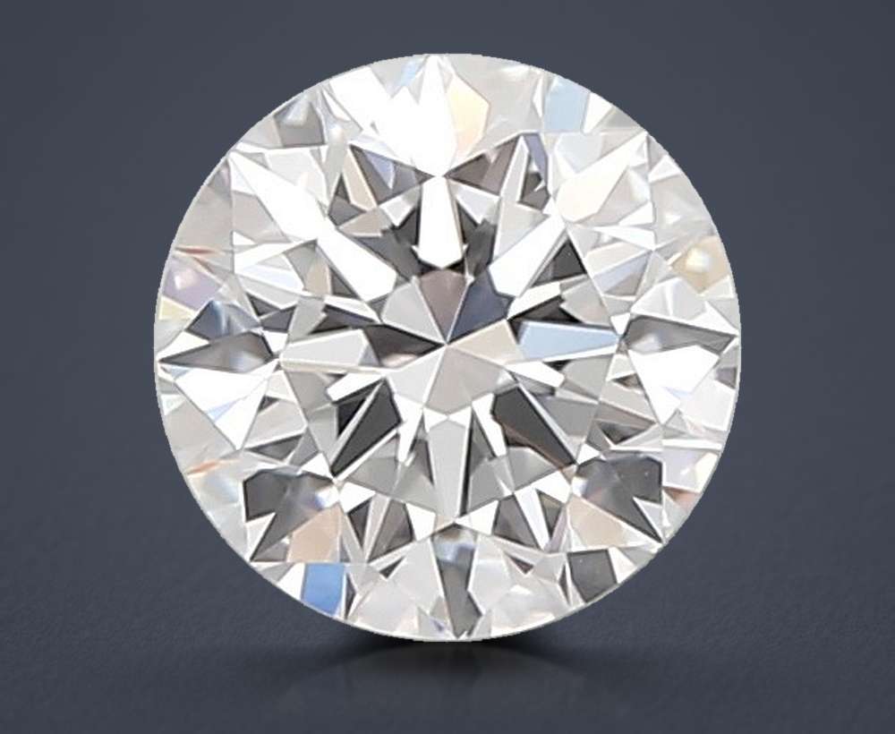 1.06ct D VS1 Rare Carat Ideal Cut Round Lab Grown Diamond