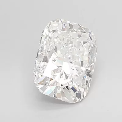 3.07ct E VVS2 Rare Carat Ideal Cut Cushion Lab Grown Diamond