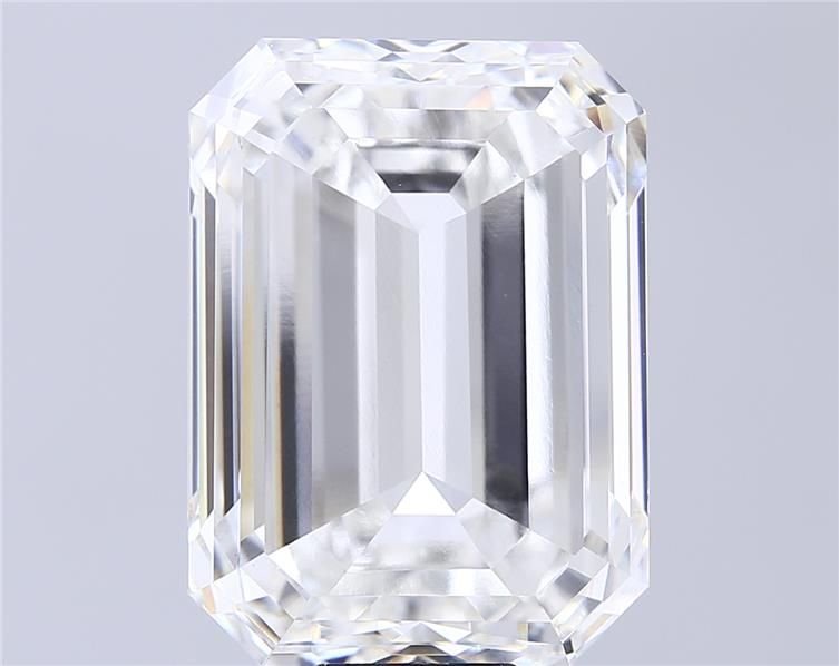 20.01ct F VS1 Rare Carat Ideal Cut Emerald Lab Grown Diamond