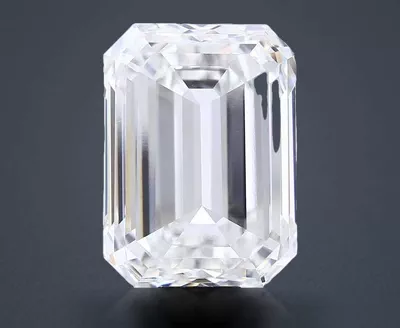 20.01ct F VS1 Rare Carat Ideal Cut Emerald Lab Grown Diamond