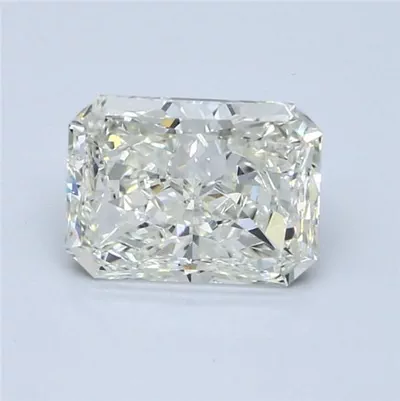2.56ct K SI1 Rare Carat Ideal Cut Radiant Diamond
