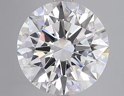 9.58ct F SI1 Rare Carat Ideal Cut Round Lab Grown Diamond