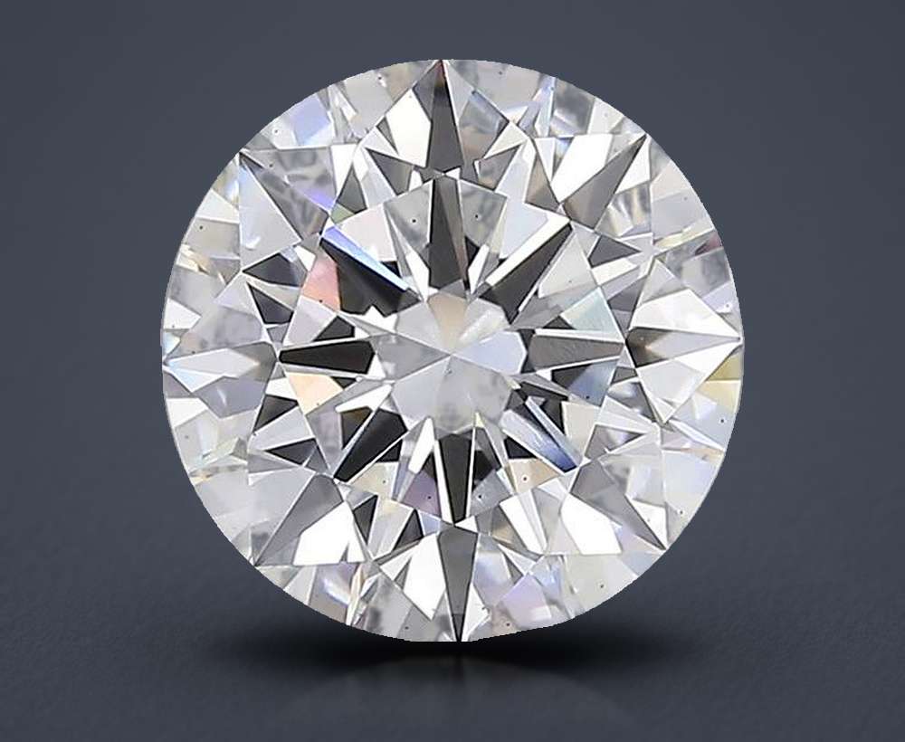 9.58ct F SI1 Rare Carat Ideal Cut Round Lab Grown Diamond