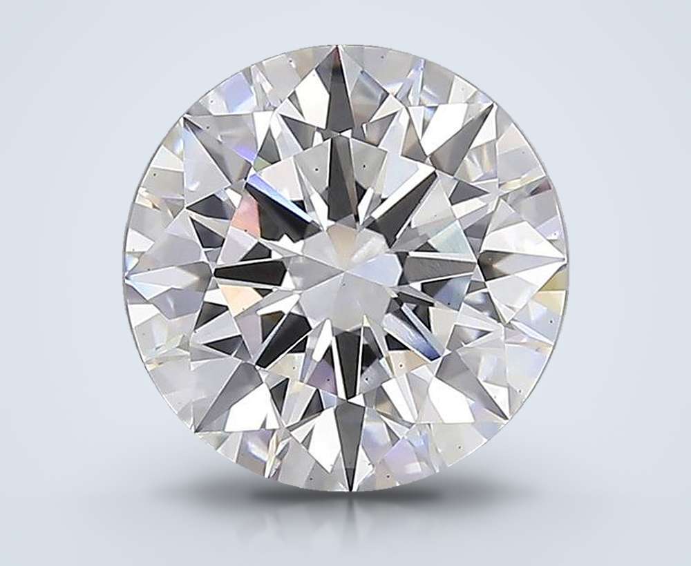 9.58ct F SI1 Rare Carat Ideal Cut Round Lab Grown Diamond