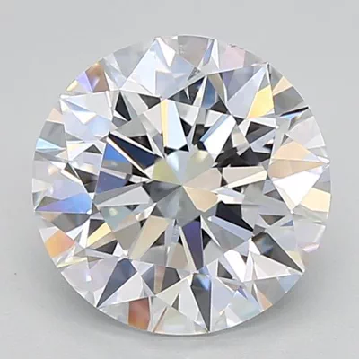 2.61ct D VVS1 Rare Carat Ideal Cut Round Lab Grown Diamond