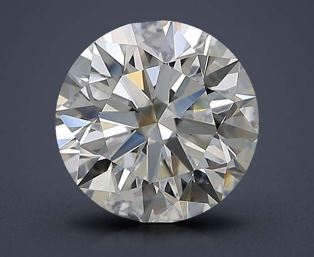 2.82ct J VS2 Excellent Cut Round Diamond