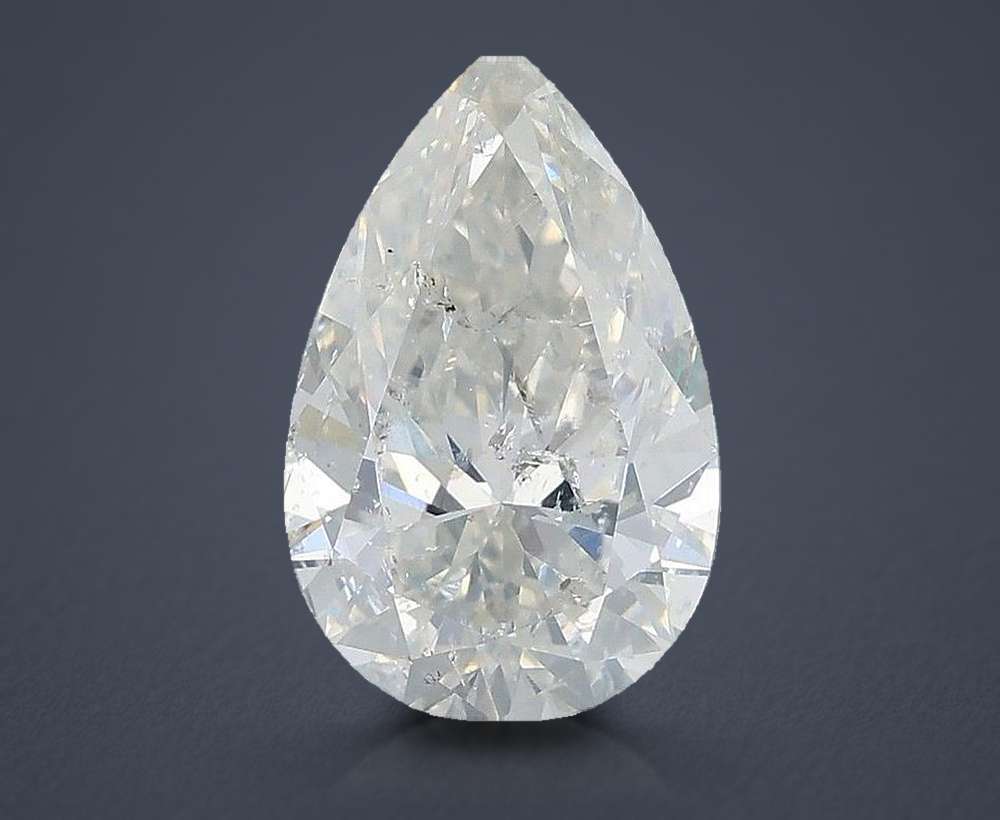 2.01ct I SI2 Rare Carat Ideal Cut Pear Diamond