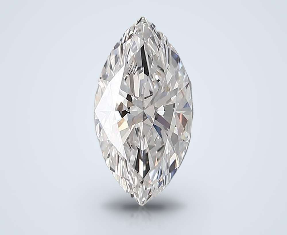 1.55ct D VVS2 Rare Carat Ideal Cut Marquise Lab Grown Diamond