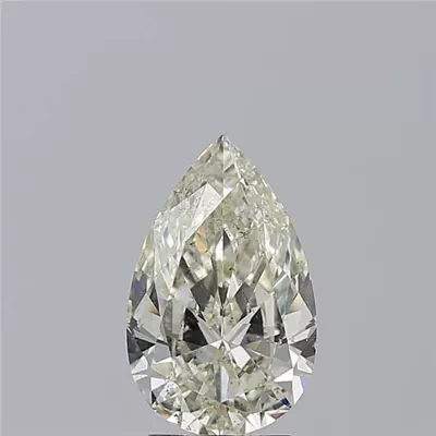 2.02ct J SI2 Rare Carat Ideal Cut Pear Diamond