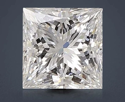 1.59ct D VS1 Rare Carat Ideal Cut Princess Lab Grown Diamond