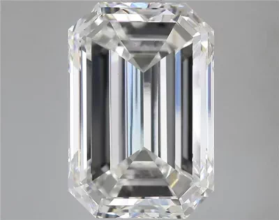 15.04ct F VS1 Very Good Cut Emerald Lab Grown Diamond