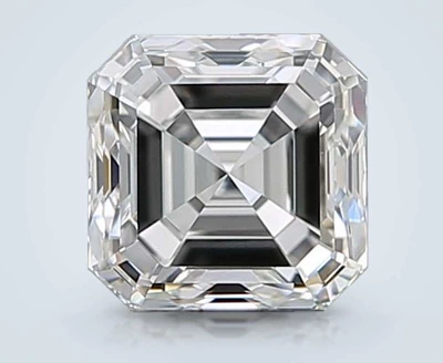 0.70ct H VS1 Rare Carat Ideal Cut Asscher Diamond