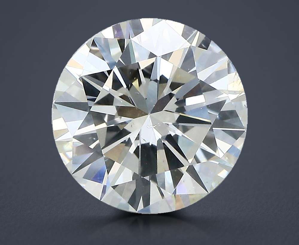 2.68ct K SI2 Very Good Cut Round Diamond