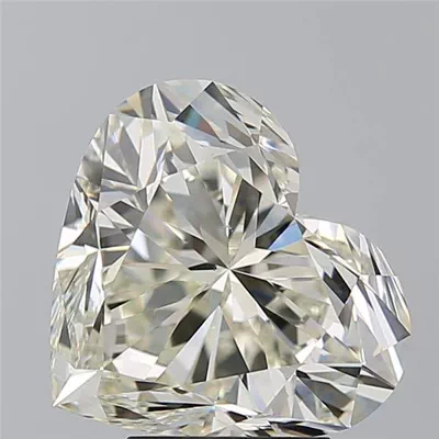 5.01ct J VS2 Rare Carat Ideal Cut Heart Diamond