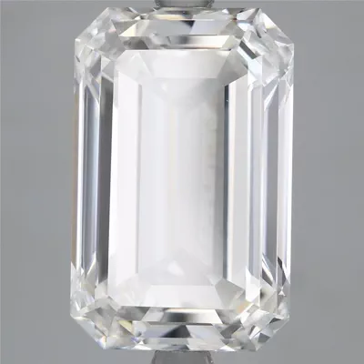 5.84ct E VVS2 Rare Carat Ideal Cut Emerald Lab Grown Diamond