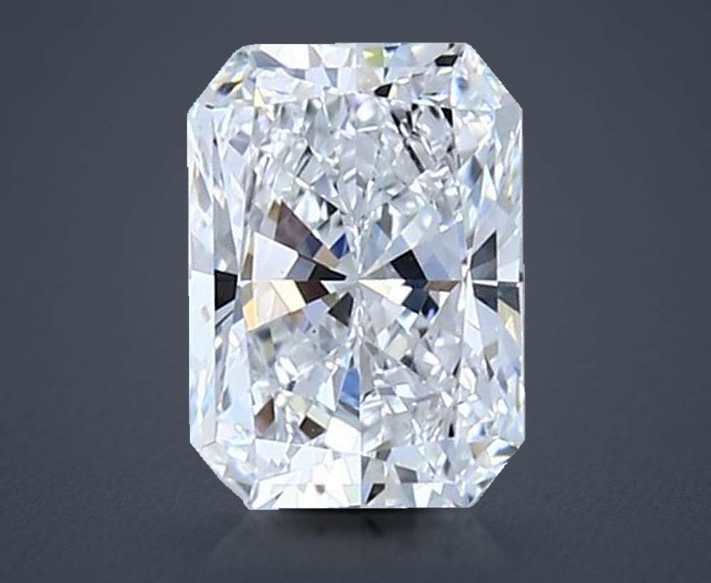 1.21ct E VS1 Very Good Cut Radiant Lab Grown Diamond