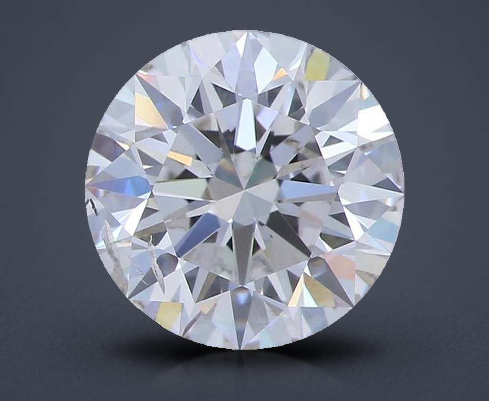 1.72ct G SI2 Rare Carat Ideal Cut Round Lab Grown Diamond
