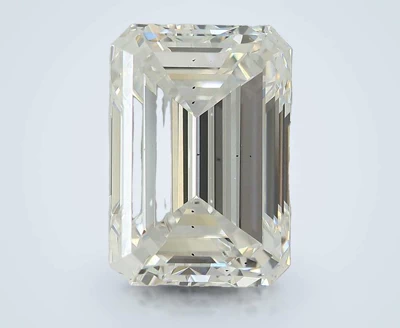 3.04ct E VS2 Rare Carat Ideal Cut Emerald Lab Grown Diamond