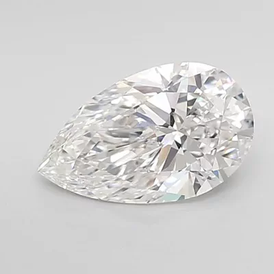 1.59ct E VVS2 Rare Carat Ideal Cut Pear Lab Grown Diamond