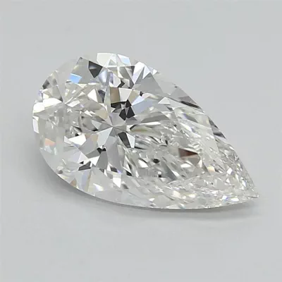 1.42ct F VVS2 Rare Carat Ideal Cut Pear Lab Grown Diamond