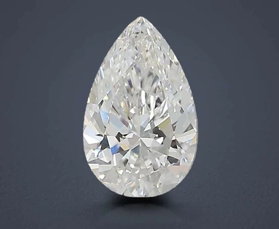 0.95ct E VVS2 Rare Carat Ideal Cut Pear Lab Grown Diamond