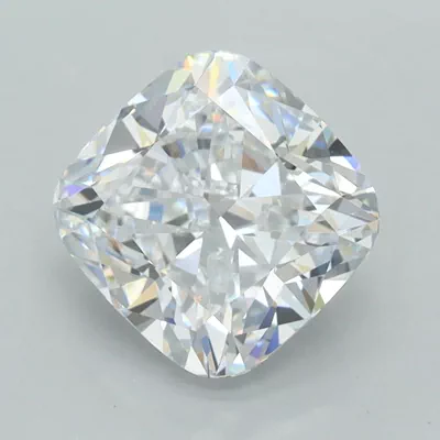 2.52ct D VVS1 Rare Carat Ideal Cut Cushion Lab Grown Diamond