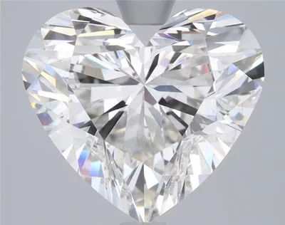 5.09ct G VS1 Rare Carat Ideal Cut Heart Lab Grown Diamond