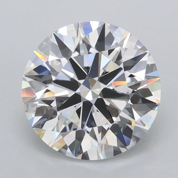 1.88ct D FL Rare Carat Ideal Cut Round Lab Grown Diamond