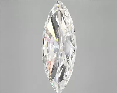 6.09ct F VS2 Rare Carat Ideal Cut Marquise Lab Grown Diamond