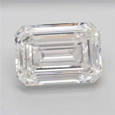 18.12ct G VVS2 Very Good Cut Emerald Lab Grown Diamond