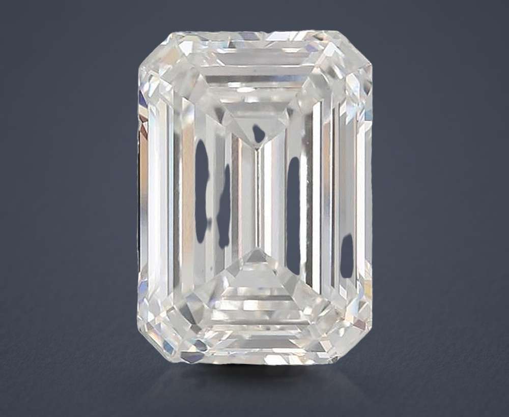 18.12ct G VVS2 Very Good Cut Emerald Lab Grown Diamond