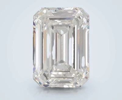 18.12ct G VVS2 Very Good Cut Emerald Lab Grown Diamond