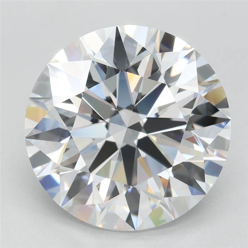 4.03ct D FL Rare Carat Ideal Cut Round Lab Grown Diamond